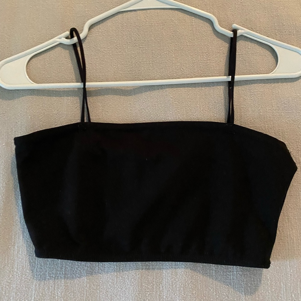 Black Crop Top, size US 2